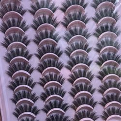 20 Piece Eyelashes 