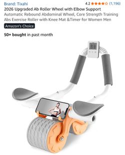 Tixahi Ab Roller Wheel with Elbow Support