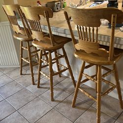Light Brown Bar Stools
