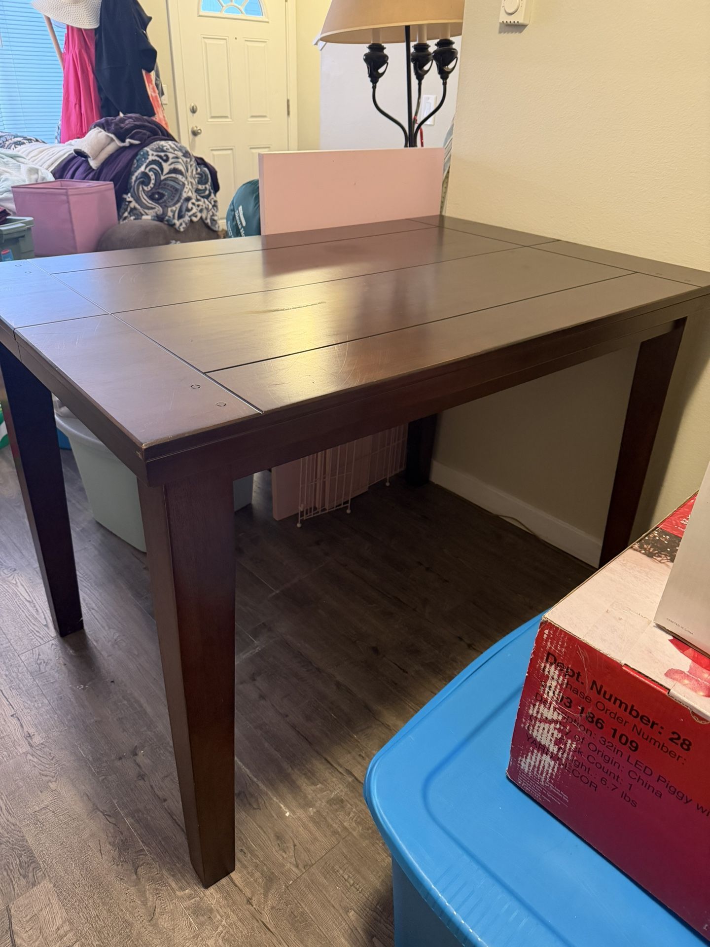 Solid Wood Extendable Kitchen Table