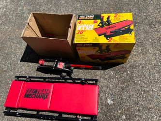 Team Mechanix 4 Piece Garage In A Box Set Used