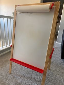 IKEA white board/ chalk board.