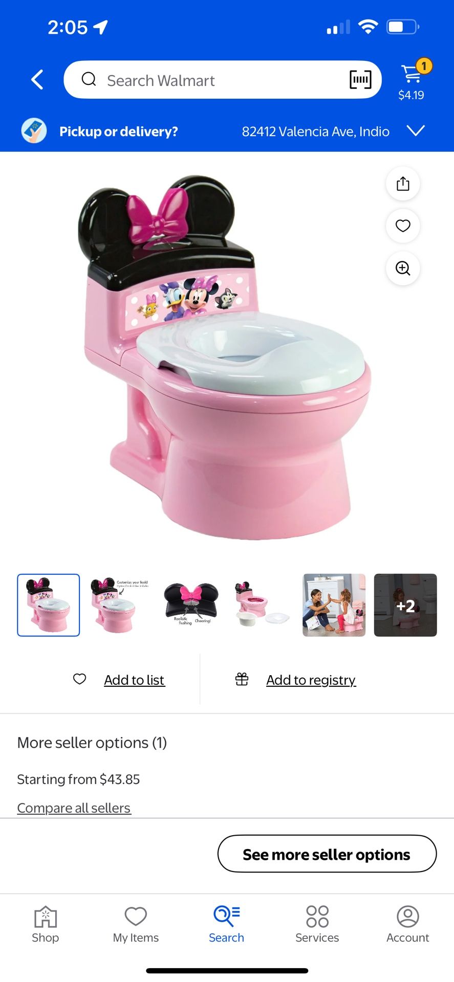 Minni Mouse Toilet Seat