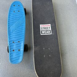 kryptonics classic skateboard and Kryptonics 31 in Vision Skateboard