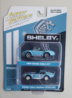 Johnny Lightning Shelby Cobra 427 & Shelby Cobra Daytona #CSX2299 Die-Cast Set
