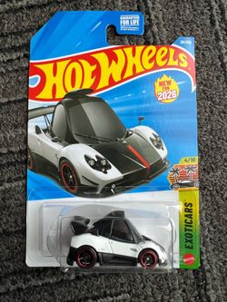 Hot Wheels White ‘09 Pagani Zonda Cinque Tooned – Brand New | Exoticars
