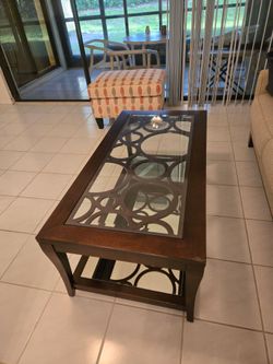 Mirrored coffee table