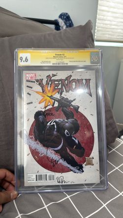 Agent Venom Comic Signed (Venom #2 2011)