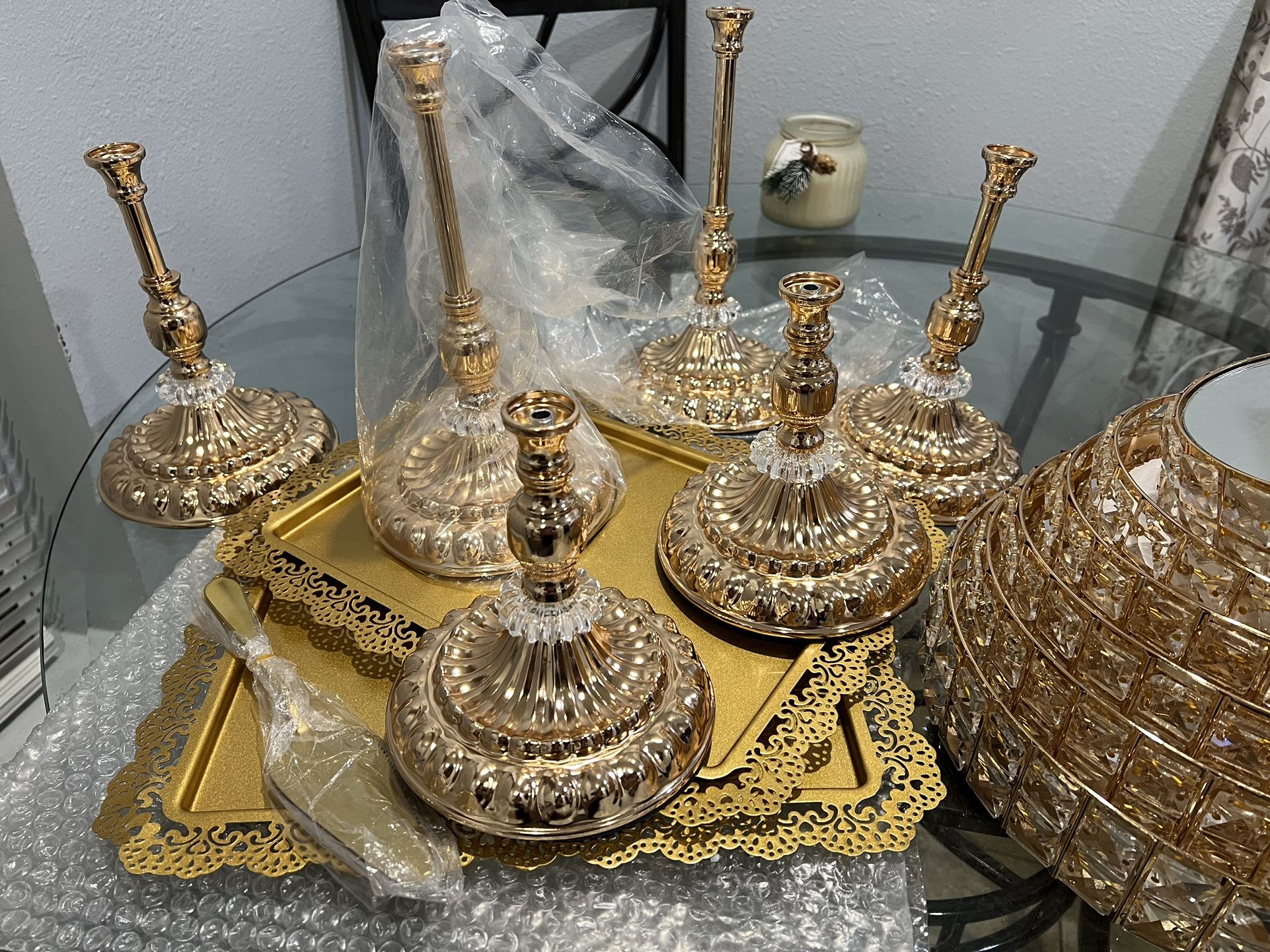 Gold Cake Display For Parties And Special Events 