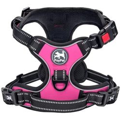PoyPet Pink No Pull Reflective Dog Harness Size Small
