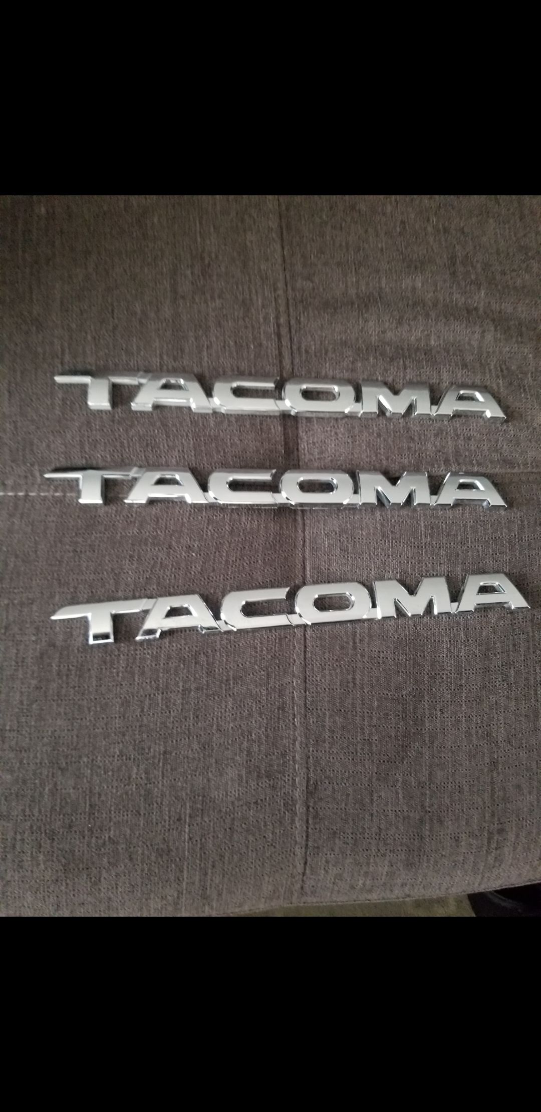 Tacoma car emblem