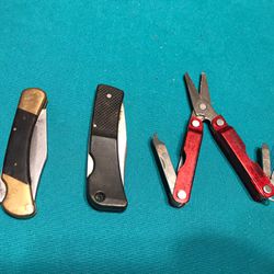 Multi Tool Knife Set Klein, Leathermen, Gerber 
