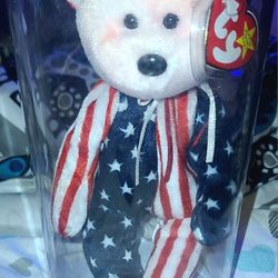 Star Spangled Bear Ty Beanie Baby