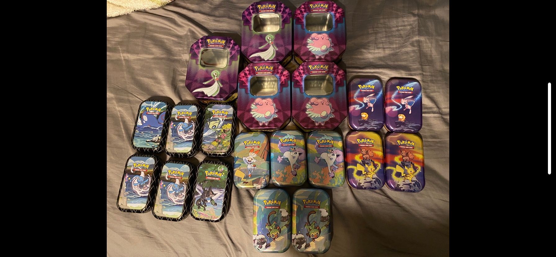EMPTY Pokémon Tins