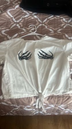 White crop top