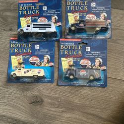 Vintage Pepsi Cola Bottle Trucks 