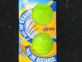 Blitz ball baseball set 2 balls and bat wiffle
