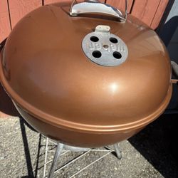 Weber 22 in. Original Kettle Premium Charcoal Grill Copper