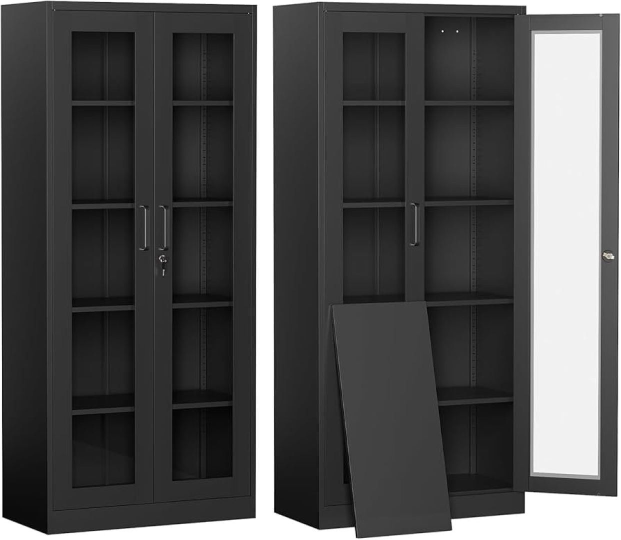 Display Cabinet with Glass Doors