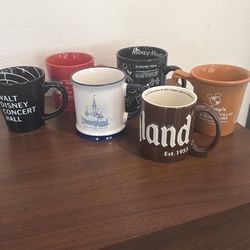 Disney Mugs - Set of 6 for $15