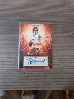 Nfl Card Tyson Bagent Signature 