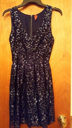 Navy and silver dress size Small