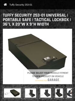 TUFFY Portable security lock box