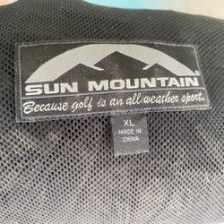 Sun mountain Black Rain Jacket And pants set