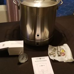 Gas One 10 gallon (40 Quart) Home Brew Kettle Set