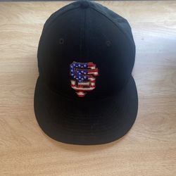 7-1/4 Fitted American Flag San Francisco Giants Hat