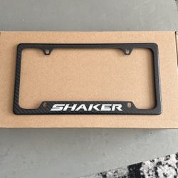 Carbon Fiber Plate Frame And Mount  For Dodge Challenger