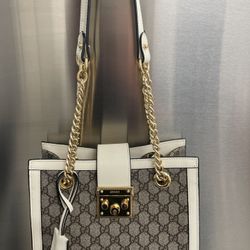 Gucci Padlock Gg Monogram Medium Tote