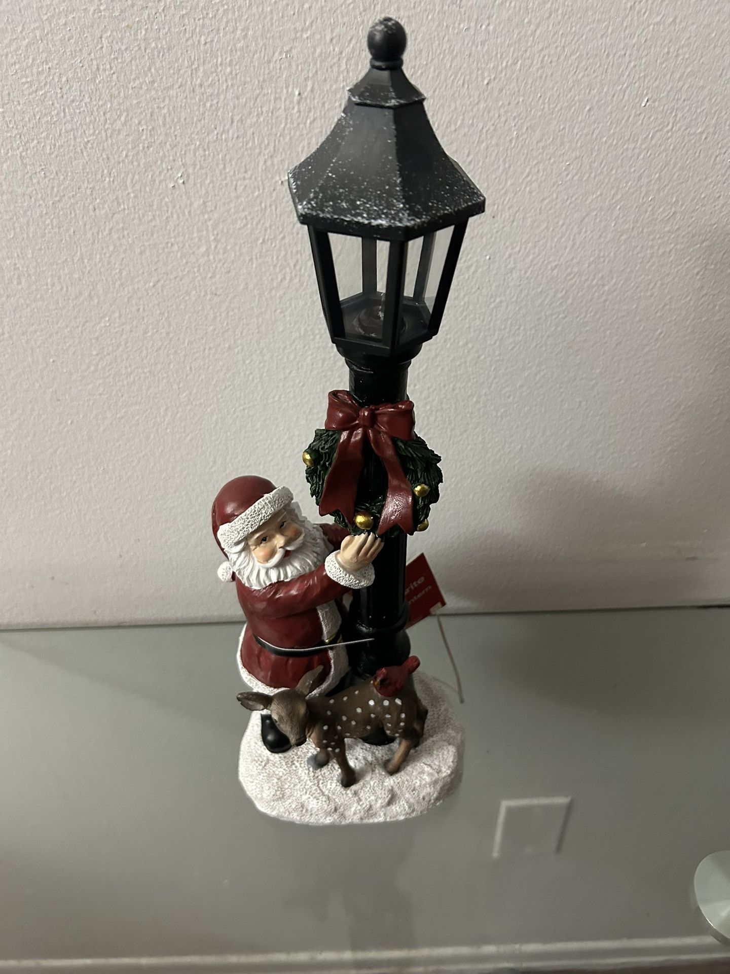 SANTA LANTERN 14.76INCH