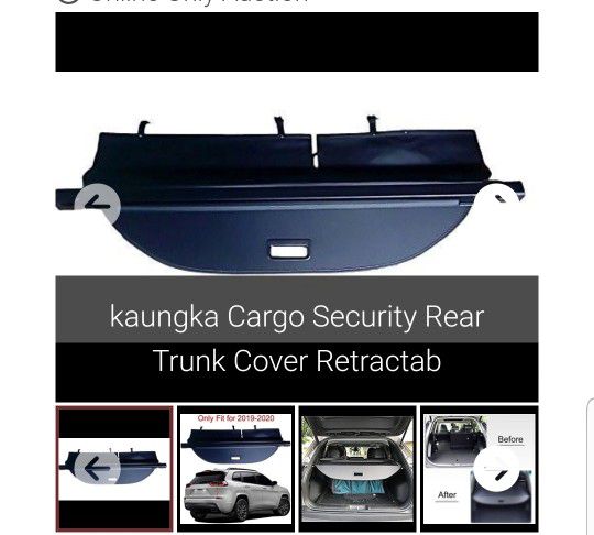 kaungka Cargo Security Rear Trunk Cover Retractab

