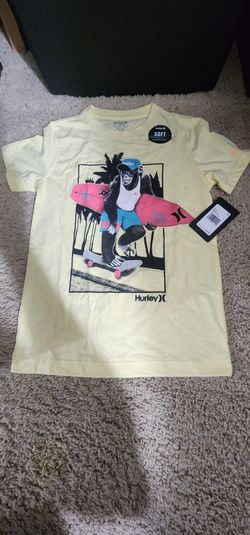 Hurley shirt / boys khaki shorts  NEW