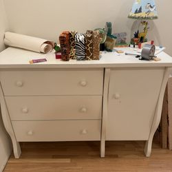 White Dresser Or Changing Table