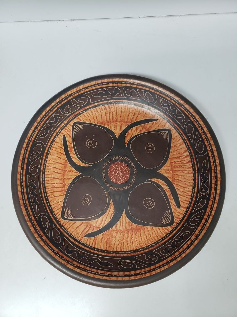 14.5" pottery tray Costa Rica