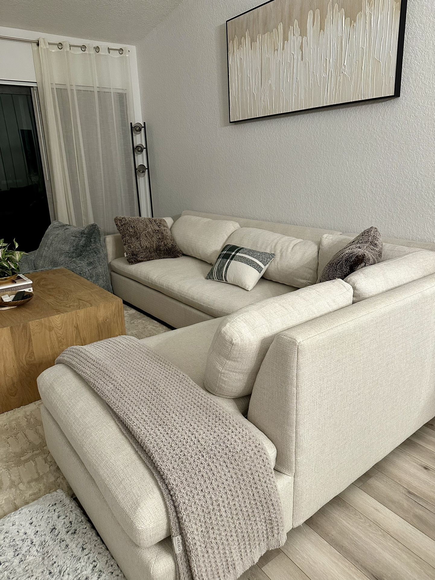 West elm Marin 2-Piece Bumper Chaise Sectional