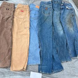 6 Pairs Of Jeans 