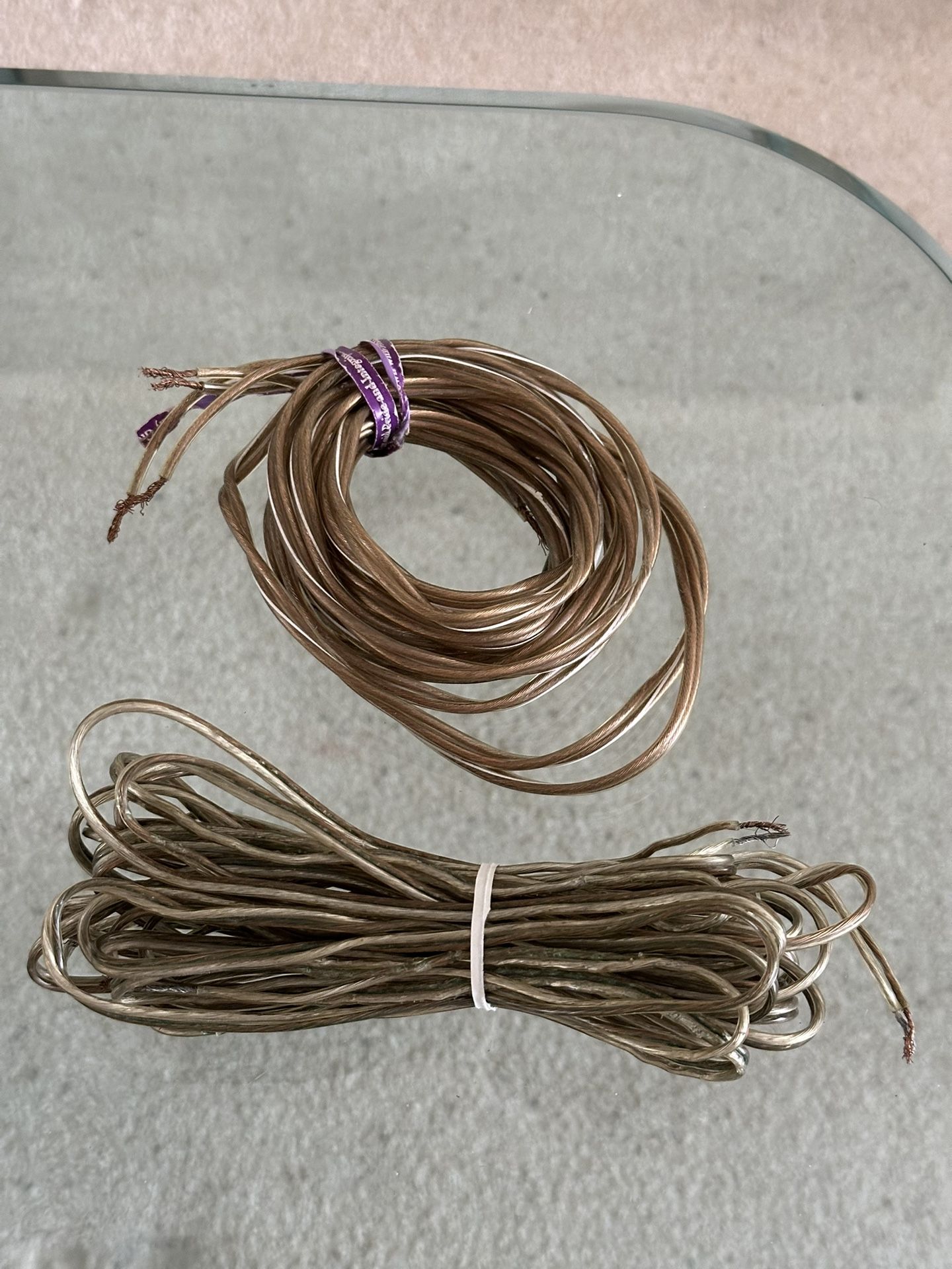 Speaker Wires For Stereo Tv Surround Systems, $9 Per Set