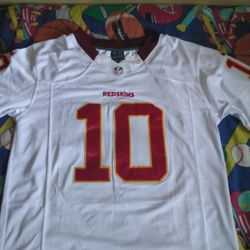 REDSKINS JERSEY SIZE LARGE ADULT STITCHED 