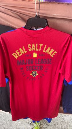 Adidas real salt lake major league soccer  authentic 100% size  small tall