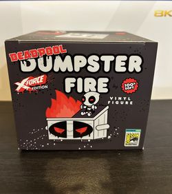 Deadpool Dumpster Fire Vinyl X-Force Edition 2024 SDCC 100% Soft Exclusive