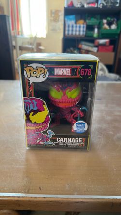 Carnage Blacklight Funko Pop