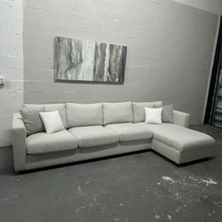 Beige Comfortable Sectional 