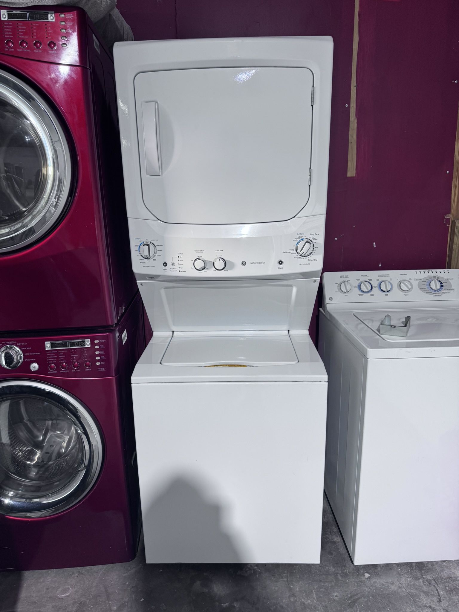 Ge Washer And dryer Combo Stacked 27 "width 