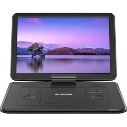 Portable DVD Player with 15.6" Large HD Screen