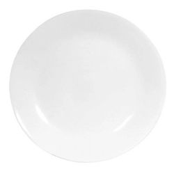 CORRELLE WHITE ROUND PLATES -5 10.25 INCH -LIKE NEW