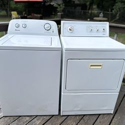 Washer Amana And Dryer Kenmore