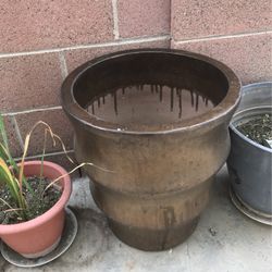 About 20 Gallons Ceramic Plant Pot